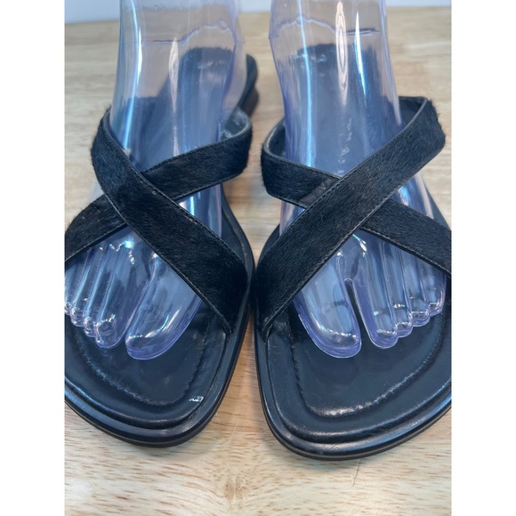 Franco sarto pony hair slip‎ on sandal size 11M - Picture 5 of 8